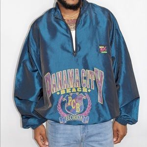 Vintage Surf Panama City Beach Windbreaker Jacket